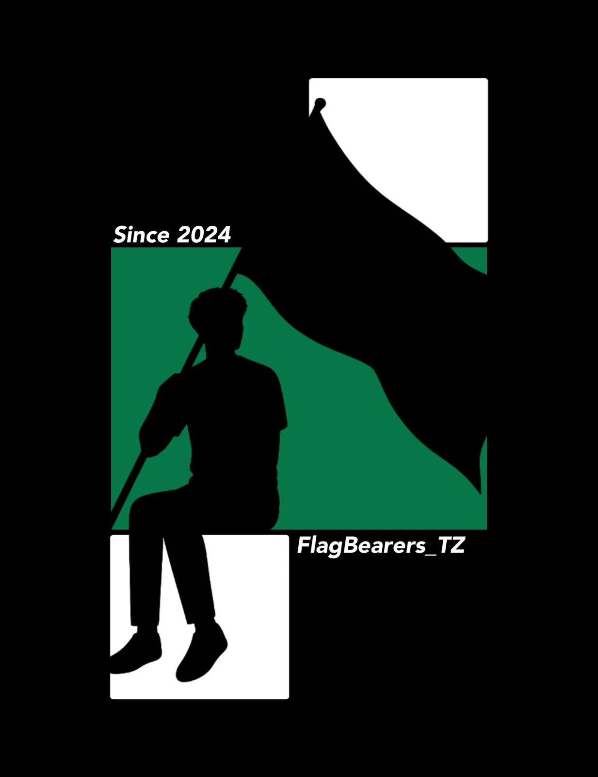 台州扛大旗 FlagBearers_TZ 组织 Logo（Since 2024）